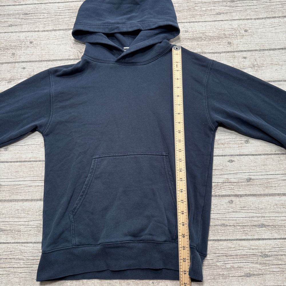 TNA Aritzia Hoodie Women's XS Navy Blue AiryAF Fleece Lined Pullover Activewear - Picture 4 of 5